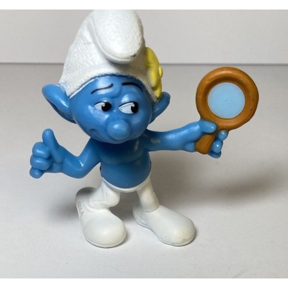 The Smurfs Vanity Smurf Figurine, Peyo McDonald’s 2012 Collectible